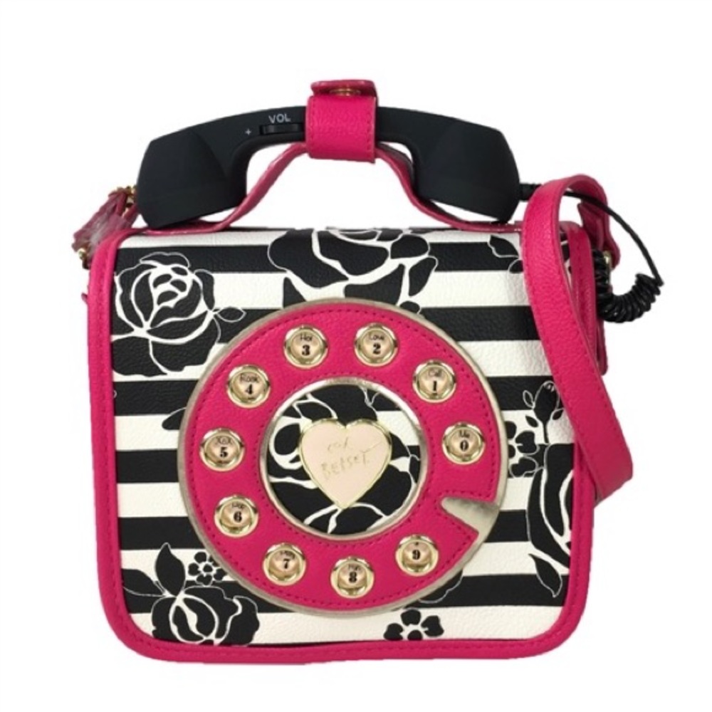 - Betsey Johnson Must Have Retro Phone Mini Crossbody